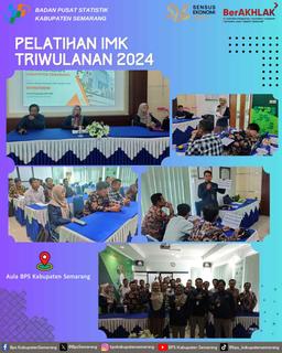 Pelatihan Petugas Survei IMK Triwulanan 2024