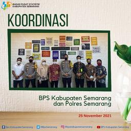 Koordinasi BPS Kabupaten Semarang dan Polres Semarang