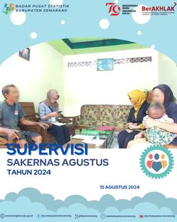 Supervision of Sakernas August 2024 Data Collecting