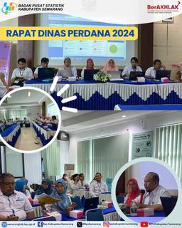 Rapat Dinas Perdana 2024 BPS Kabupaten Semarang