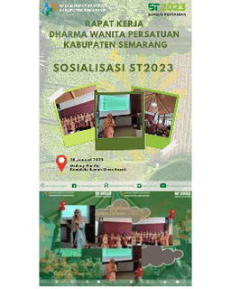 Socialization of the 2023 Agricultural Census at the Semarang Regency DWP Work Meeting