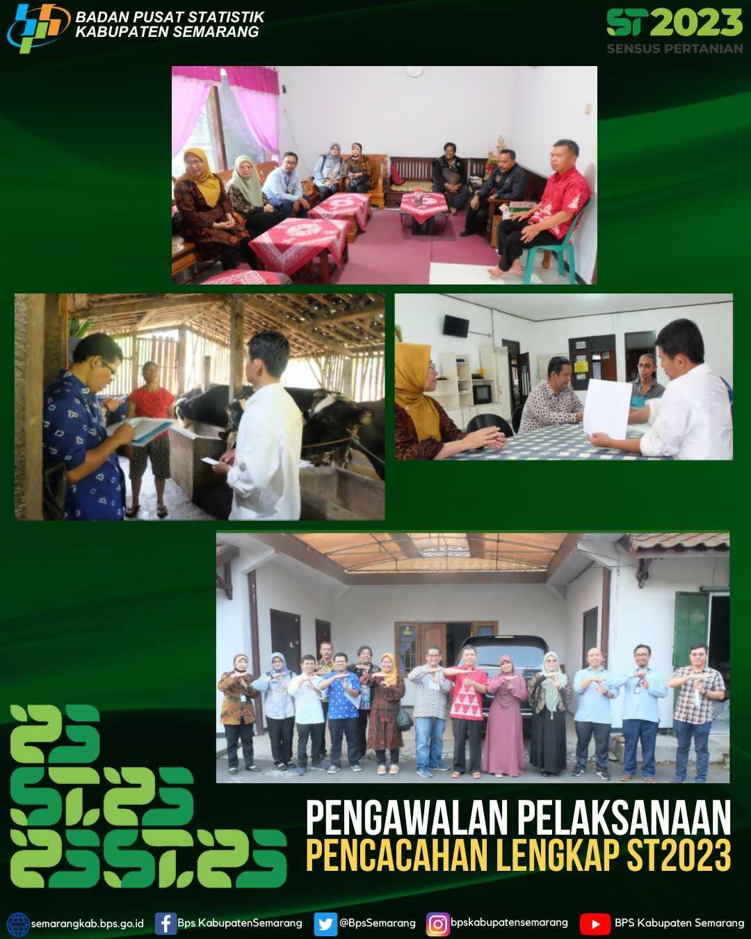 Pengawalan Pelaksanaan Pencacahan Lengkap Sensus Pertanian 2023 (ST2023)