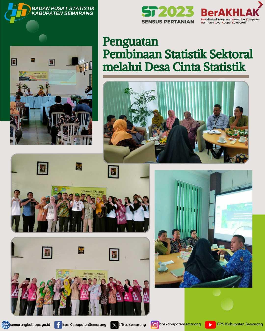 Penguatan Pembinaan Statistik Sektoral melalui Desa Cinta Statistik