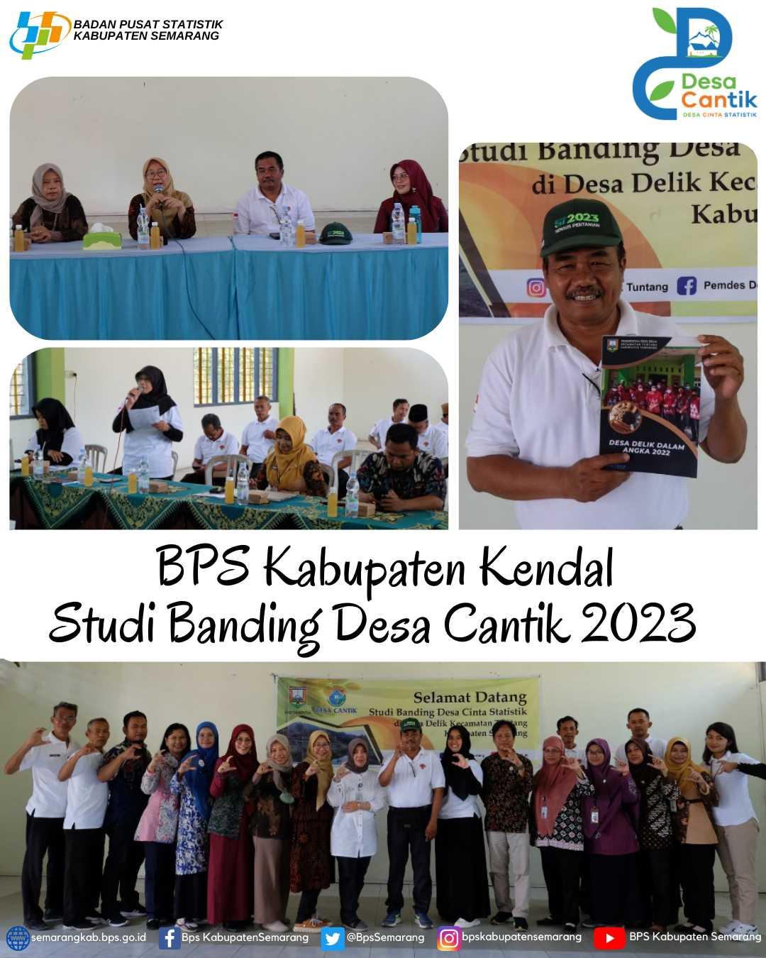 BPS-Statistics of Kendal Regency Comparative Study of Desa Cinta Statistik 2023