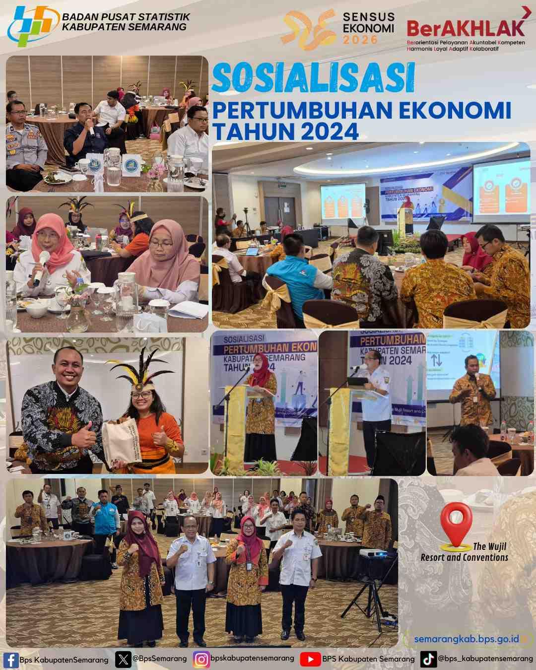 Socialization of the Economic Growth of Semarang Regency in 2024