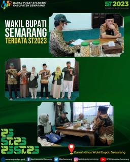 Wakil Bupati Semarang Terdata ST2023