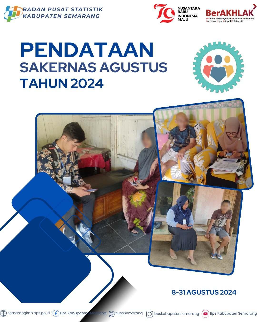 Pendataan Sakernas Agustus 2024