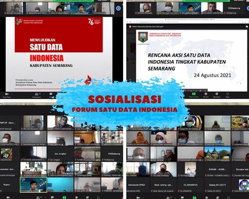 Dissemination of the One Indonesia Data Forum at Regency Level