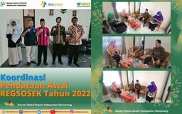 Koordinasi Pendataan Awal Regsosek Tahun 2022 BPS Kabupaten Semarang