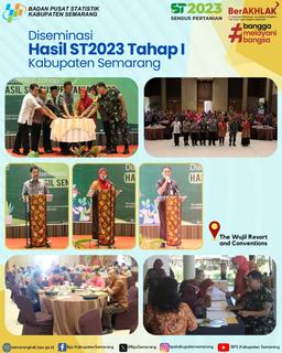 Dissemination of Results of the 2023 Agricultural Census Phase I Semarang Regency