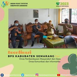 Koordinasi dengan Dispermades dan Dinas Kominfo Kabupaten Semarang