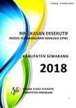 Ringkasan Eksekutif Indeks Pembangunan Manusia Kabupaten Semarang 2018