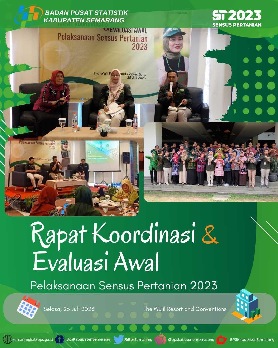 Rapat Koordinasi dan Evaluasi Awal Pelaksanaan ST2023