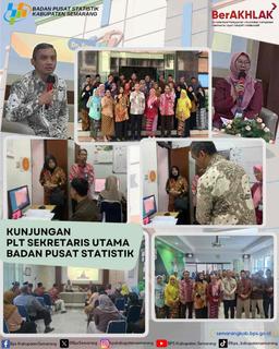 Kunjungan Plt Sekretaris Utama BPS