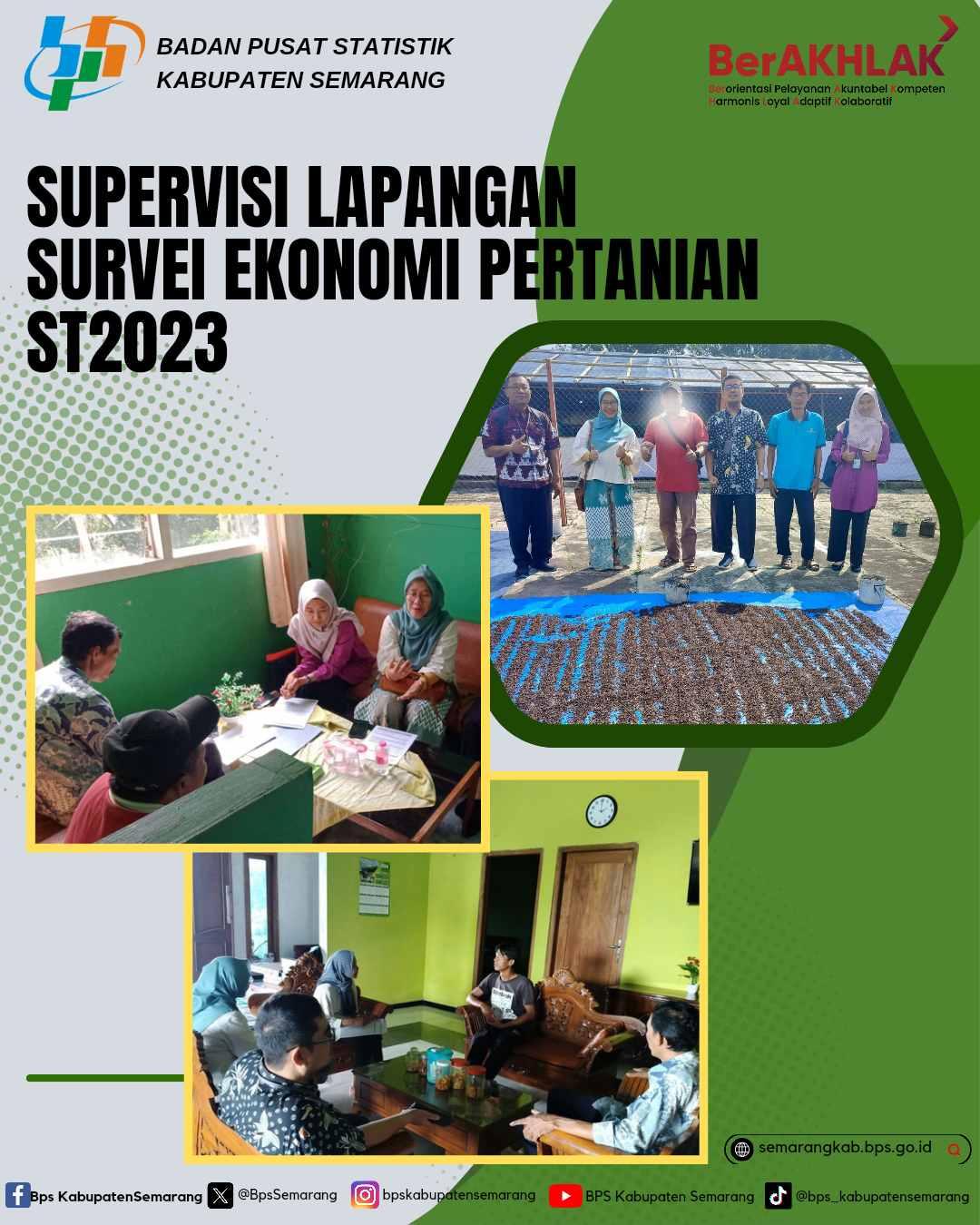 Supervisi Lapangan Survei Ekonomi Pertanian ST2023