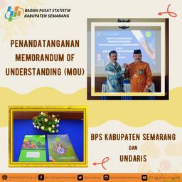 Penandatanganan Nota Kesepahaman Kerjasama BPS Kabupaten Semarang dan Undaris