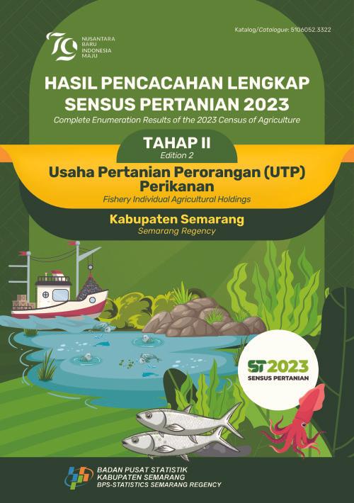 Hasil Pencacahan Lengkap Sensus Pertanian 2023 - Tahap II: Usaha Pertanian Perorangan (UTP) Perikanan Kabupaten Semarang