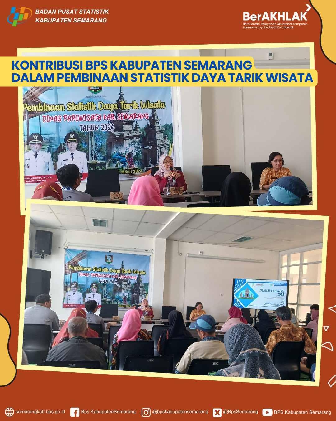 Kontribusi BPS Kabupaten Semarang dalam Pembinaan Statistik Daya Tarik Wisata