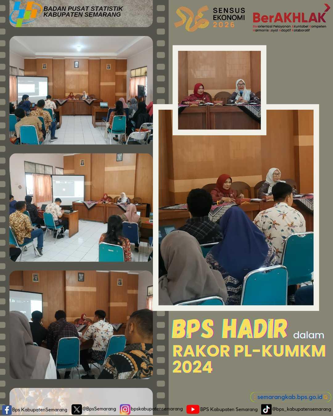 BPS Hadir dalam Rapat Koordinasi PL-KUMKM 2024