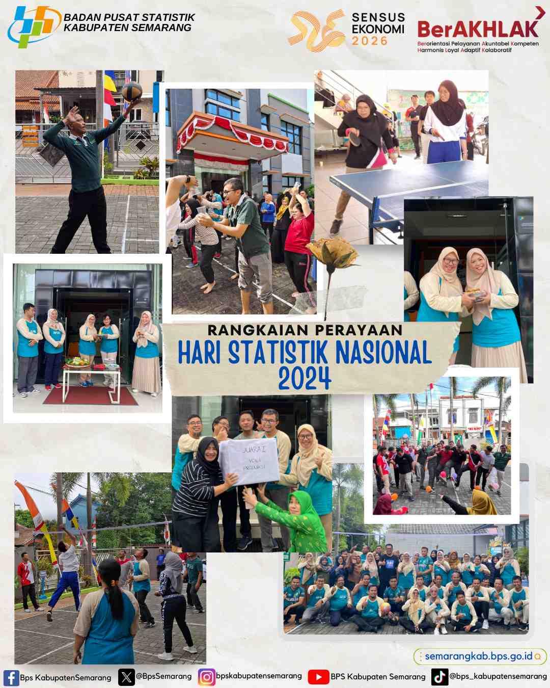 Rangkaian Perayaan Hari Statistik Nasional (HSN) 2024