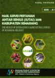 The Result of Inter-Census Agricultural Survey of Semarang Regency